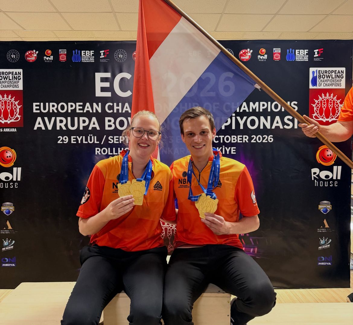 Nederland verovert alle drie de gouden medailles op ECC 2026