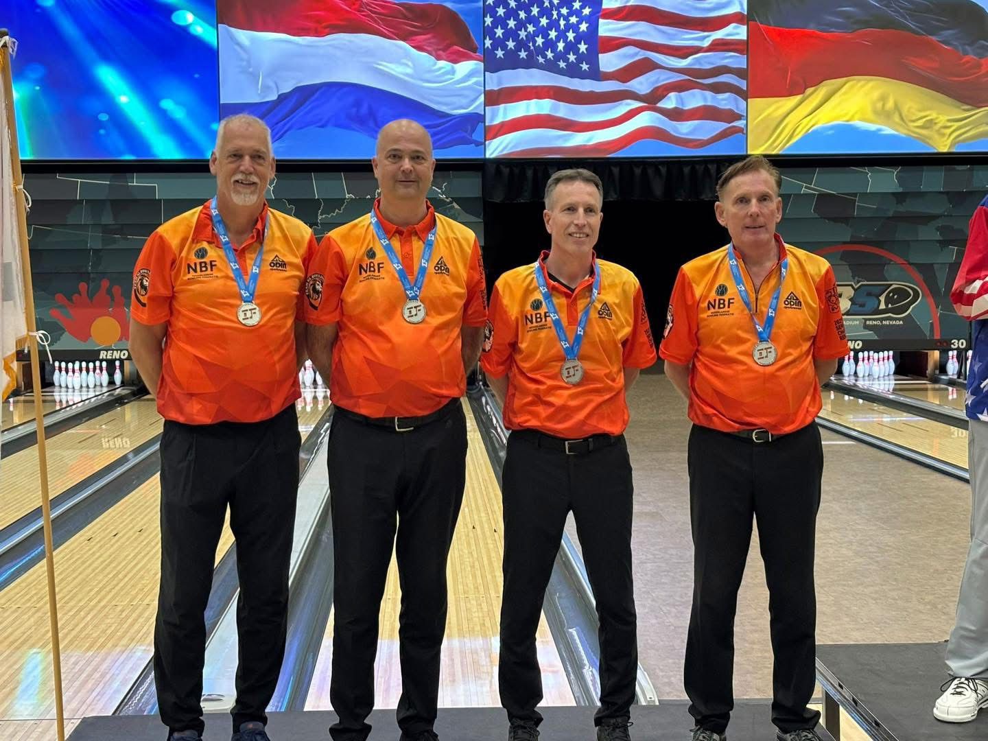 Zilver voor Team NL 50+ op WK Senioren Bowlen 2025